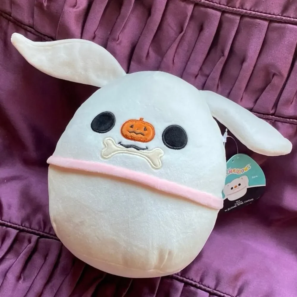 NWT Zero Pumpkin Nose Squishmallows 2024 Nightmare Before Christmas Plush Toy